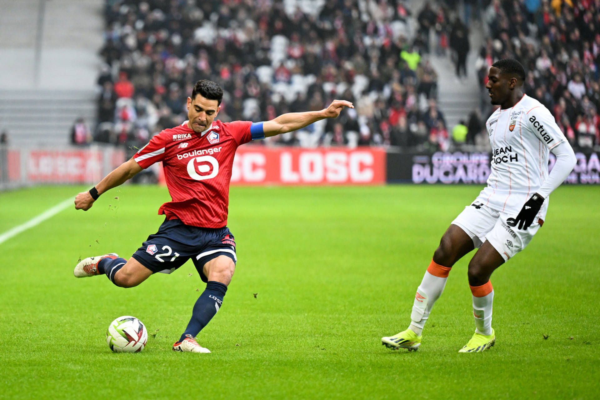 里尔客场1-1战平昂热，保持不败战绩