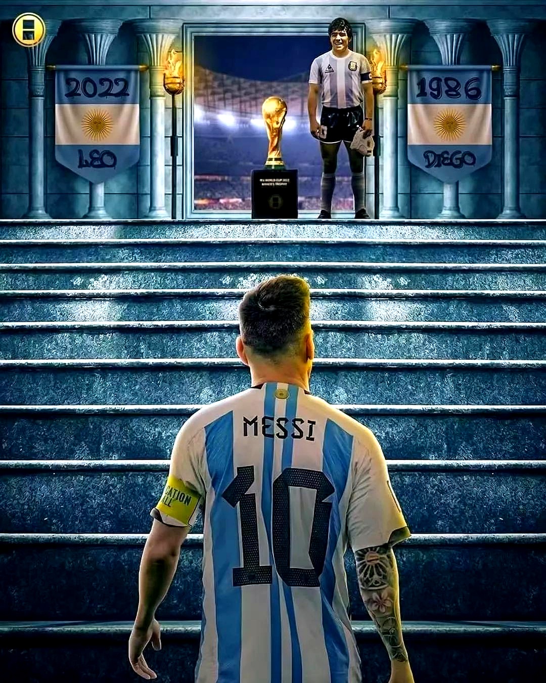 阿根廷队员气吞山河，扬名世界