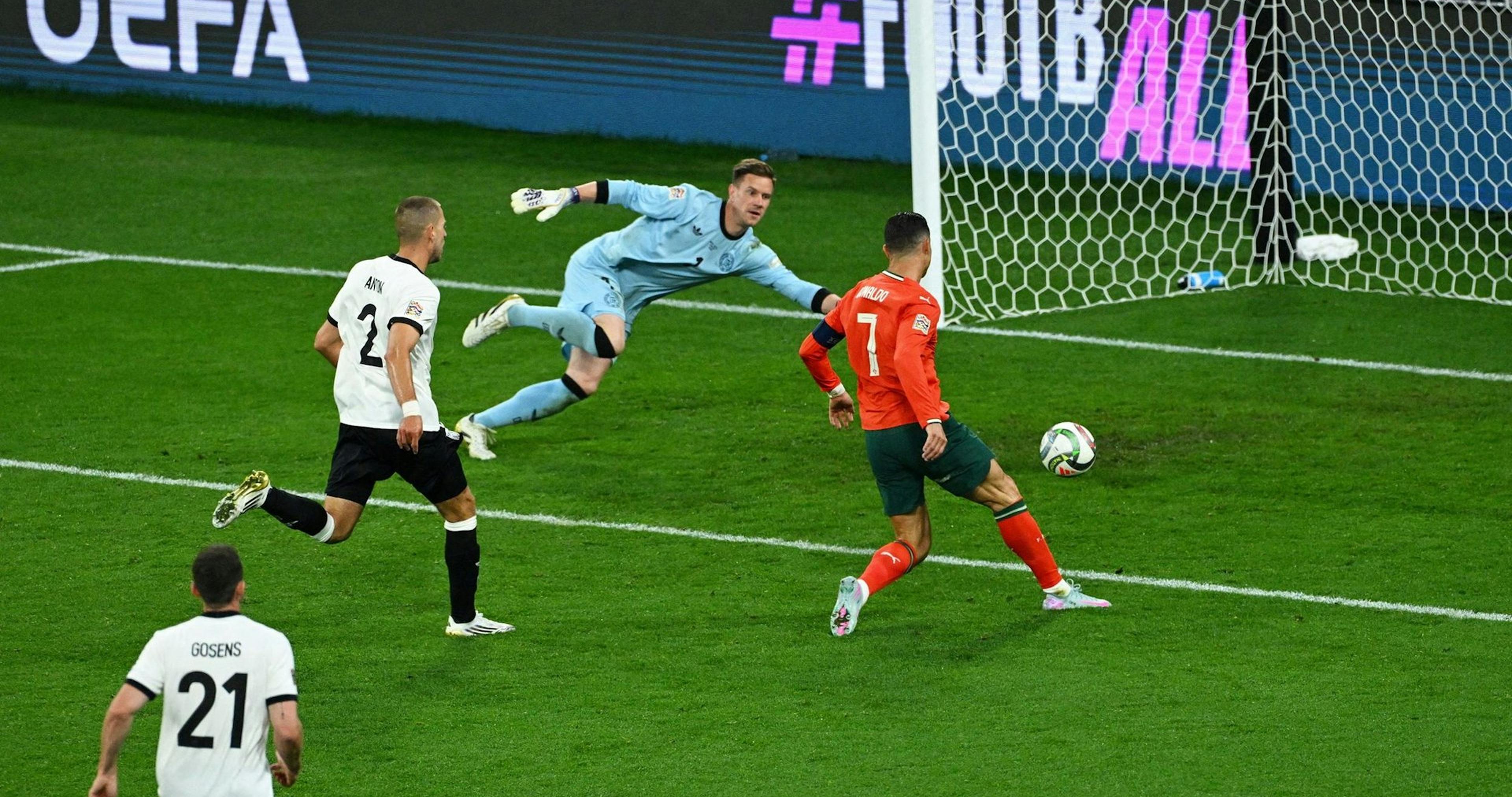 葡萄牙队逆转瑞士，实现惊险逆转