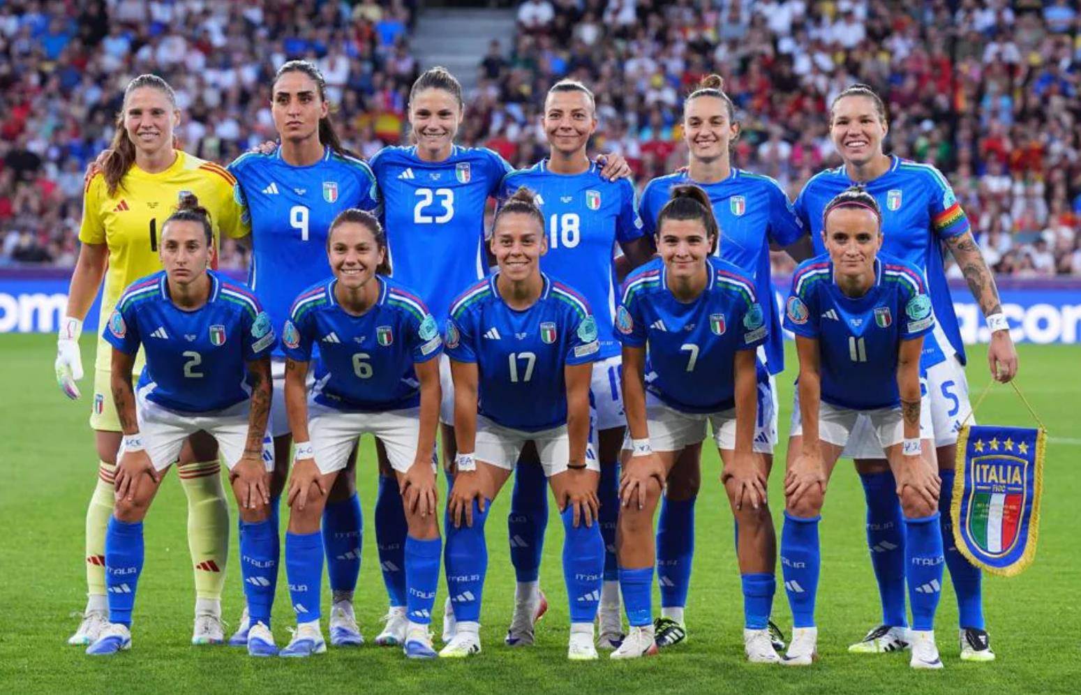 意大利女足在友谊赛中遭遇惨败